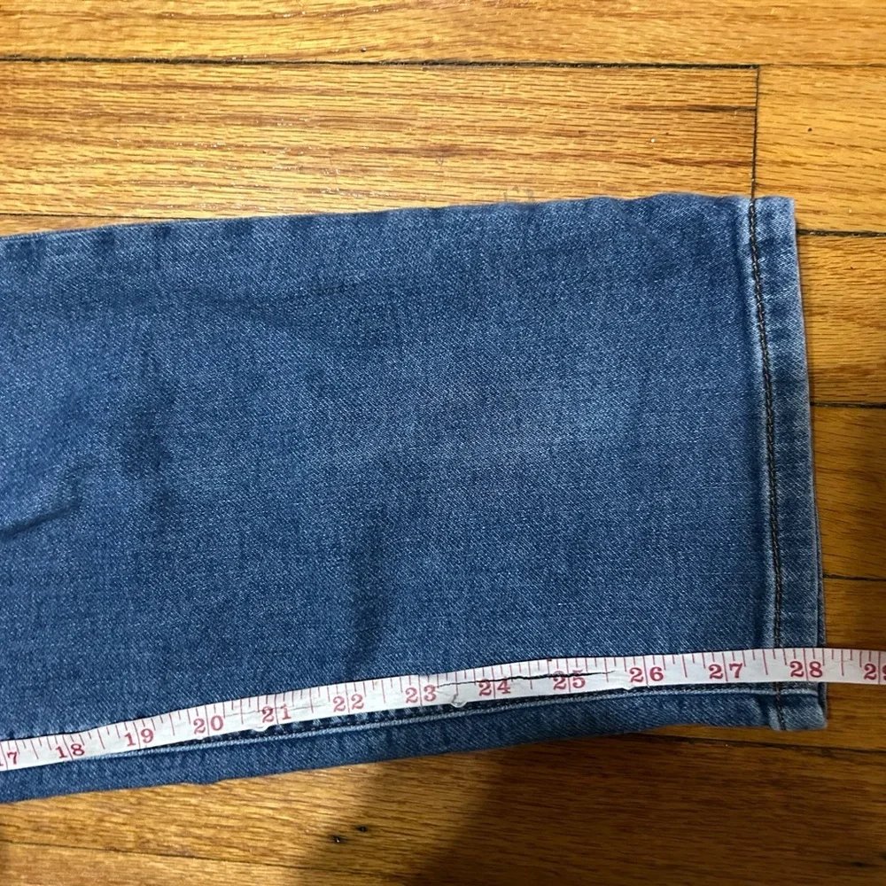 FAHERTY BAY STRAIGHT HIGH RISE LEG JEANS HIGH WAIST POCKETS SZ SMALL - Picture 3 of 10